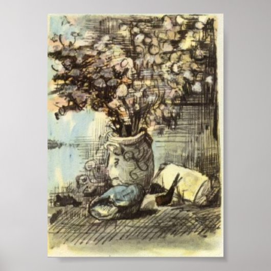 Van Gogh - Eerlijkheid in een Vase Poster (Voorkant)