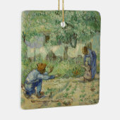 Van Gogh eerste stappen na Millet Keramisch Ornament (Rechts)