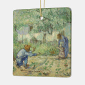Van Gogh eerste stappen na Millet Keramisch Ornament (Links)