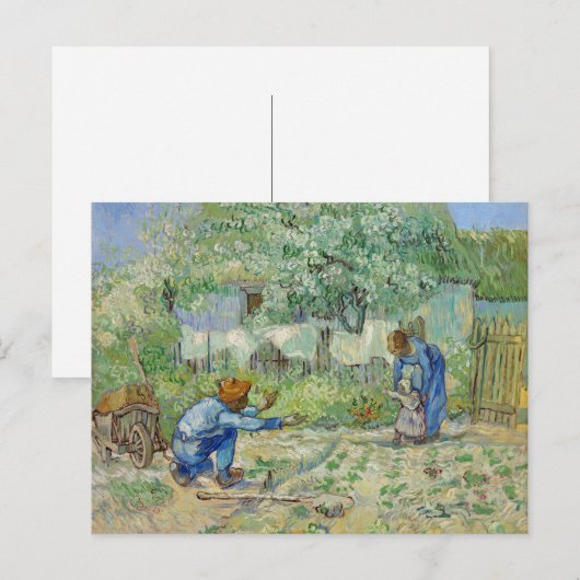 Van Gogh eerste stappen schilderen Briefkaart (Voorkant / Achterkant)