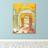 Van Gogh Entrance Hall of Saint Paul Hospital Canvas Afdruk (Insitu (Houten vloer))