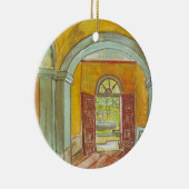 Van Gogh Entrance Hall of Saint Paul Hospital Keramisch Ornament (Rechts)