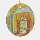 Van Gogh Entrance Hall of Saint Paul Hospital Keramisch Ornament (Links)