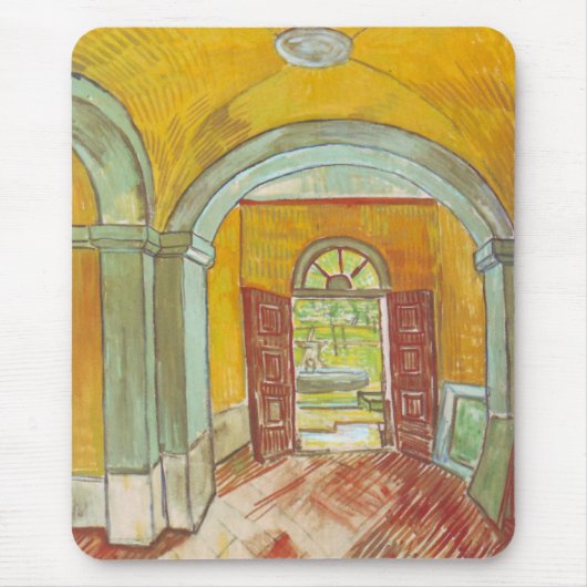 Van Gogh Entrance Hall of Saint Paul Hospital Muismat (Voorkant)