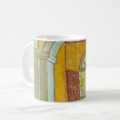 Van Gogh Entreehal van het Saint Paul Ziekenhuis Koffiemok (Voorkant links)