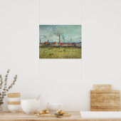 Van Gogh - Fabrieken bij Clichy Poster (Keuken)