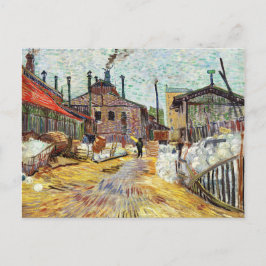Van Gogh Factory Arnieres Painting Briefkaart