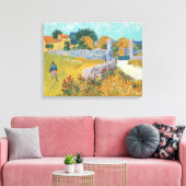 Van Gogh Farmhouse in Provence Gallery Wrapped Art Canvas Afdruk (Insitu (Woonkamer))