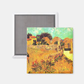 Van Gogh - Farmhouse in Provence Magneet (Voorkant / Achterkant)