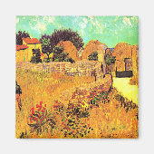 Van Gogh - Farmhouse in Provence Magneet (Voorkant)