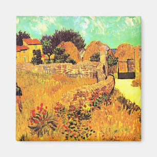 Van Gogh - Farmhouse in Provence Magneet
