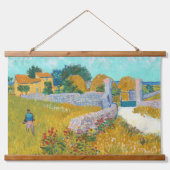 Van Gogh Farmhouse in Provence Old Art Wood Wall Hangend Wandkleed (Voorkant)