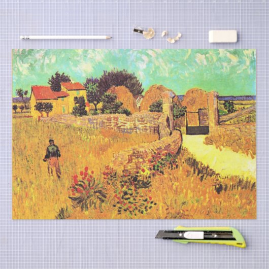 Van Gogh - Farmhouse in Provence Tissuepapier (Craft)