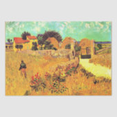 Van Gogh - Farmhouse in Provence Tissuepapier (Voorkant)