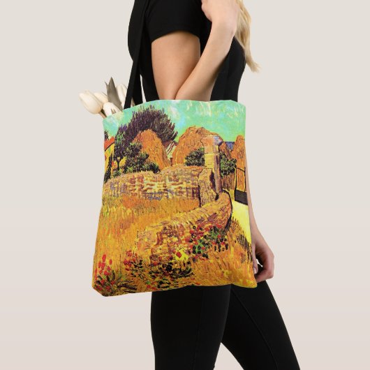 Van Gogh - Farmhouse in Provence Tote Bag (Dichtbij)