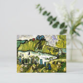 Van Gogh - Farmhouse met twee figuren Briefkaart (Staand voorkant)