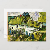 Van Gogh - Farmhouse met twee figuren Briefkaart (Voorkant / Achterkant)