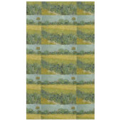 Van Gogh Field met bloemen in de buurt Tafelkleed (Voorkant)