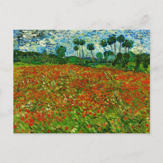 Van Gogh Field met papavers (F636) Fine Art Briefkaart