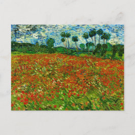 Van Gogh Field met papavers (F636) Fine Art Briefkaart