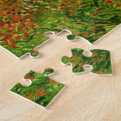 Van Gogh Field met papavers (F636) Fine Art Legpuzzel (Zijkant)