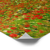 Van Gogh Field met papavers (F636) Fine Art Poster (Hoek)