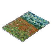 Van Gogh Field met papavers gepersonaliseerd Notitieboek (Linkerzijde)