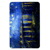 Van Gogh fijne kunst, Sterrennacht over de Rijn Magneet (Verticaal)