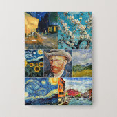 Van Gogh Fine Art Collage Button (Voorkant)