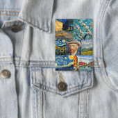 Van Gogh Fine Art Collage Button (Insitu)