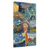 Van Gogh Fine Art Collage Klembord (Rechts)