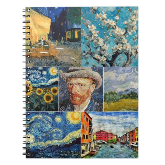 Van Gogh Fine Art Collage Notitieboek (Voorkant)