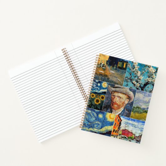Van Gogh Fine Art Collage Notitieboek (Binnen)