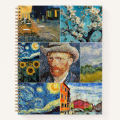 Van Gogh Fine Art Collage Notitieboek (Voorkant)