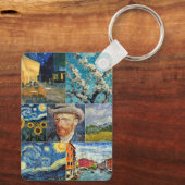 Van Gogh Fine Art Collage Sleutelhanger (Achterkant)
