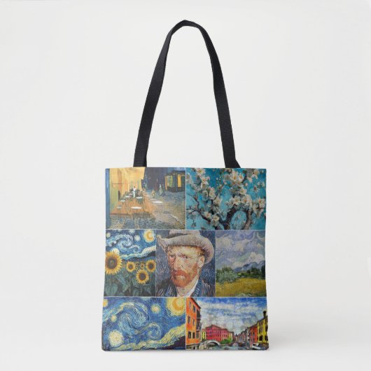 Van Gogh Fine Art Collage Tote Bag (Voorkant)