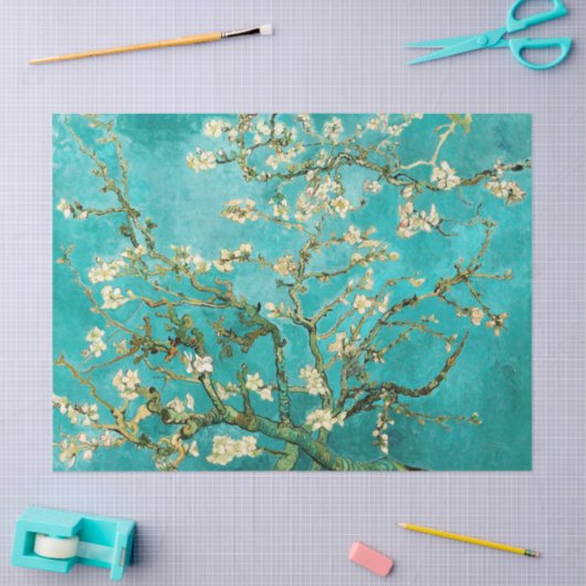 Van Gogh Floral Almond Tree Tissuepapier (Craft)
