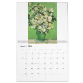Van Gogh floral fine art Kalender (Mar 2026)