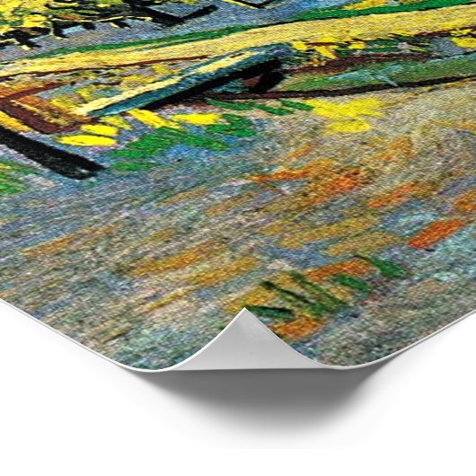 van gogh - Flowering Orchard Poster (Hoek)