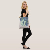 Van Gogh Flowers Canvas tas (Op model)