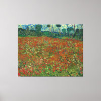  Van Gogh Flowers Field met papavers