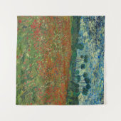  Van Gogh Flowers Field met papavers Wandkleed (Voorkant (horizontaal))