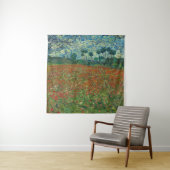  Van Gogh Flowers Field met papavers Wandkleed (In situ)