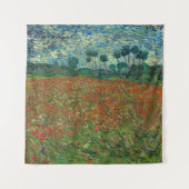  Van Gogh Flowers Field met papavers Wandkleed (Voorkant)