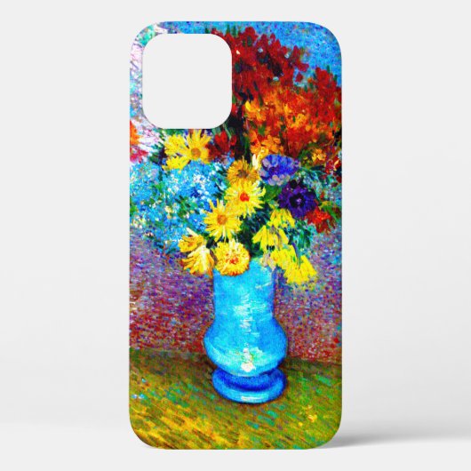 Van Gogh Flowers in een Blue Vase Case-Mate iPhone Case (Achterkant)