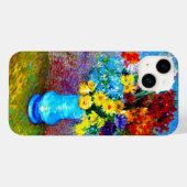 Van Gogh Flowers in een Blue Vase Case-Mate iPhone Case (Achterkant (horizontaal))