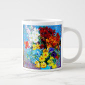 Van Gogh Flowers in een Blue Vase Grote Koffiekop (Rechts)