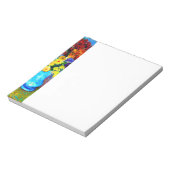 Van Gogh Flowers in een Blue Vase Notitieblok (Linkerzijde)