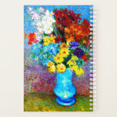 Van Gogh Flowers in een Blue Vase Planner (Achterkant)