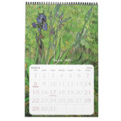 Van Gogh Flowers met papavers, Irises, zonnebloeme Kalender (Mar 2026)